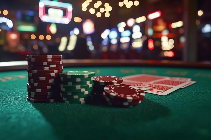 Live dealer studio setup for Shio Game on hiwin 777 with professional lighting and multi-camera angles